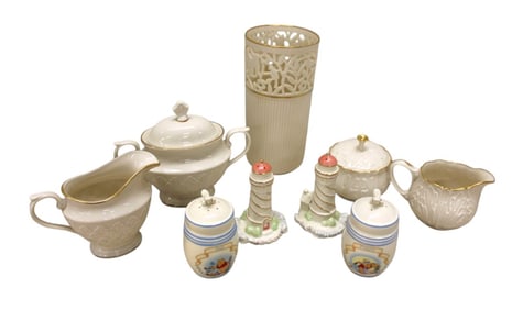 9 pieces of Lenox, mixed