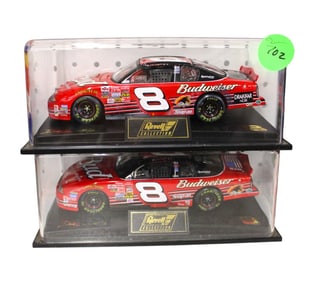 2 Revell Dale Ernhardt Jr. Die Cast Stock Cars 1/24 scale in boxes.