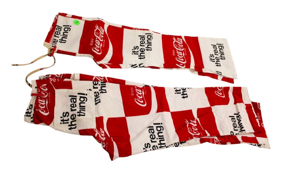 2 Coca Cola Advertisement Pants. (1 of 1)