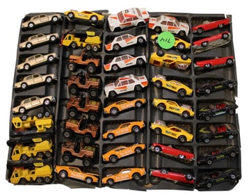 40 Matchbox cars