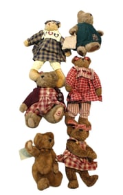 6 Boyds Bears