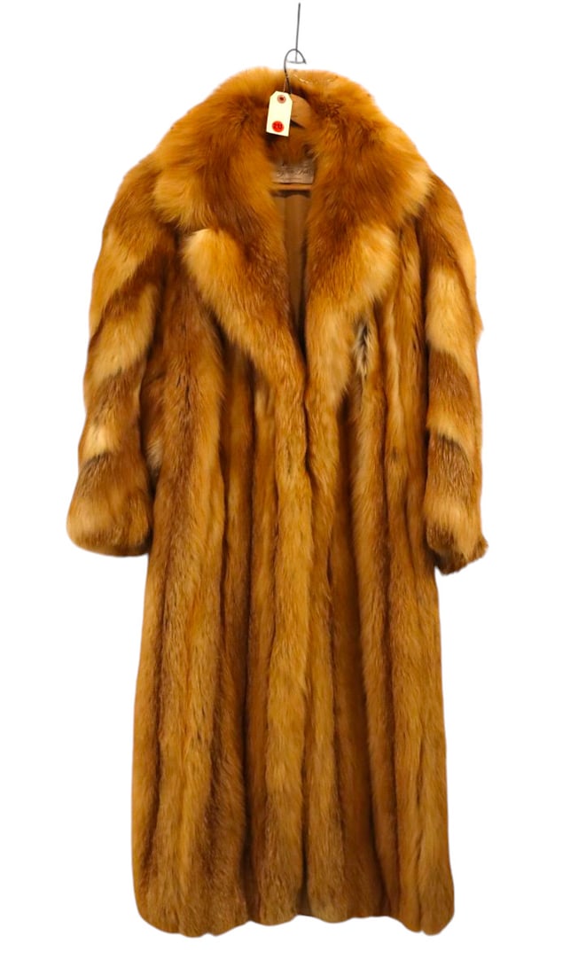 Vintage Flemington Furs nice long fur coat (1 of 4)