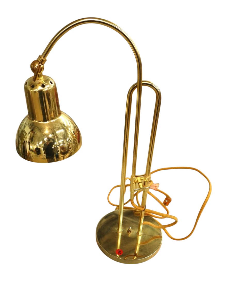 Vintage modern design brass finish  student lamp (1 of 4)