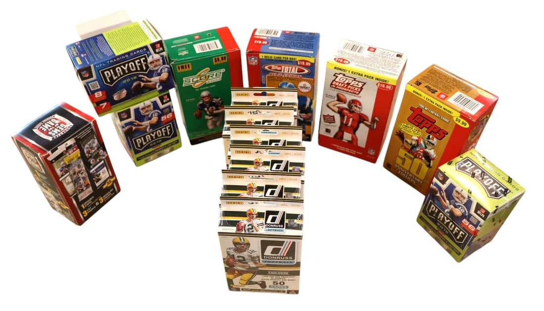NFL collector cards some unopened (1 of 2)