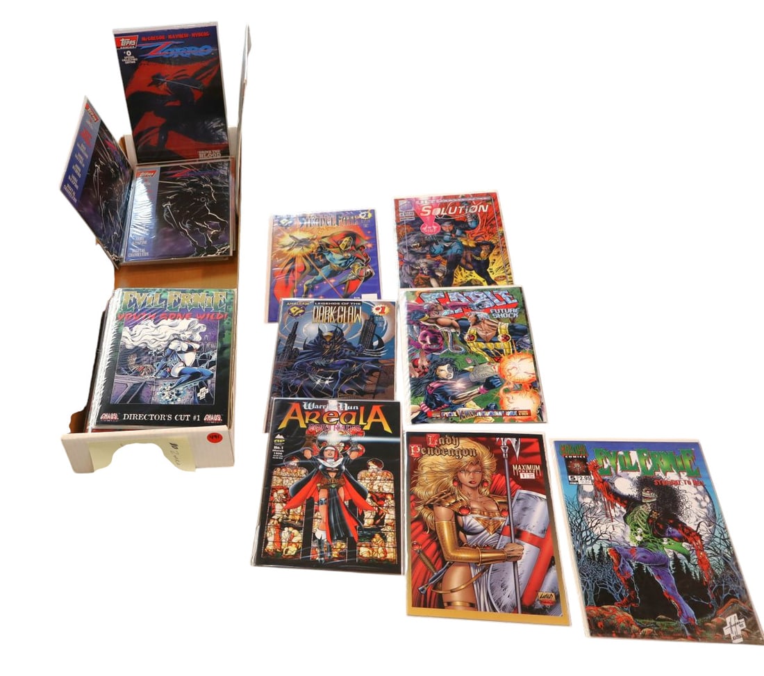 44 Adult Comic Books in plastic: 34 miscellaneous and 10 Zorro: 44 Adult Comic Books in plastic: 34 miscellaneous and 10 Zorro