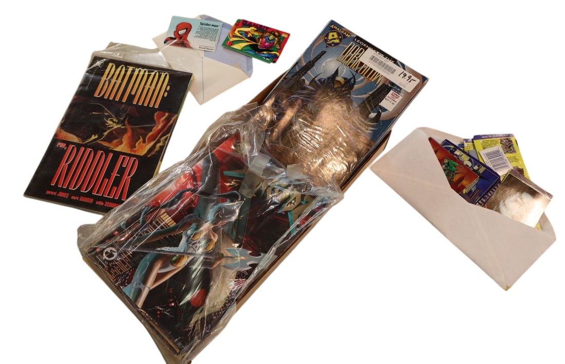 Box filled with Adult comics including Amalgam, DC Batman and others: Box filled with Adult comics including Amalgam, DC Batman and others