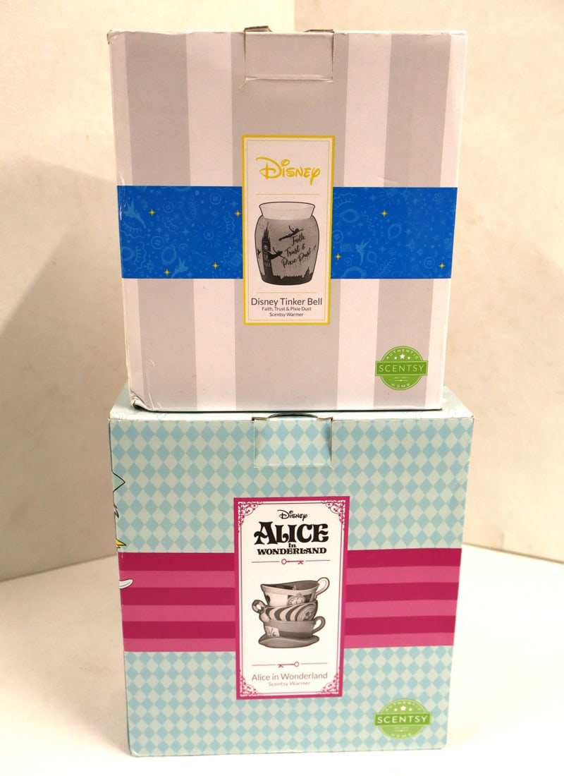 Tinker Bell & Alice in Wonderland Scentsy Warmers, new (1 of 2)