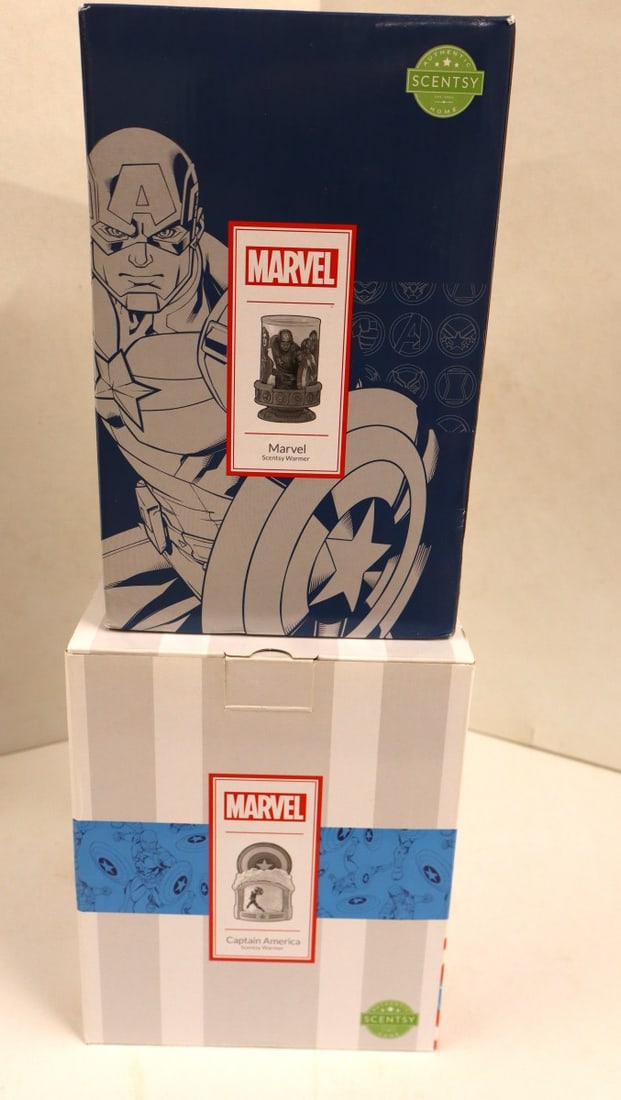 Marvel and Captain America Scentsy Warmers, new (1 of 2)