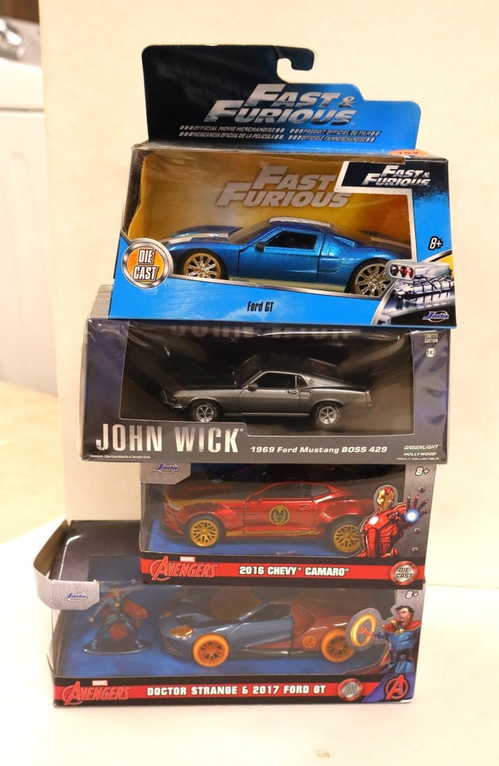 4 Diecast cars 1/32 scale - unopened (1 of 2)