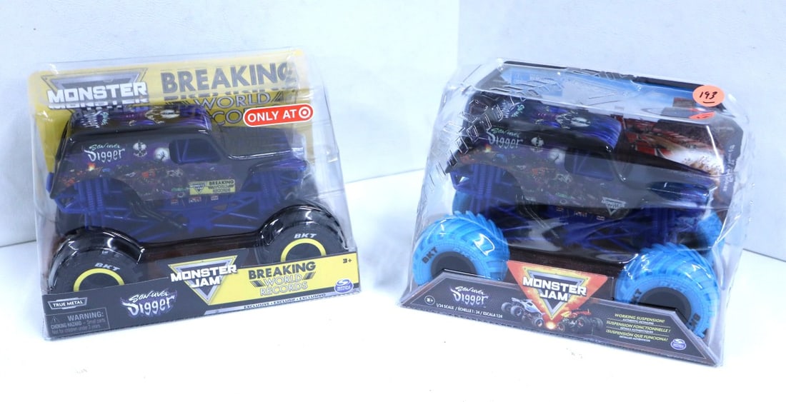 2 Monster Jam Son-uva Digger diecast trucks unopened (1 of 2)