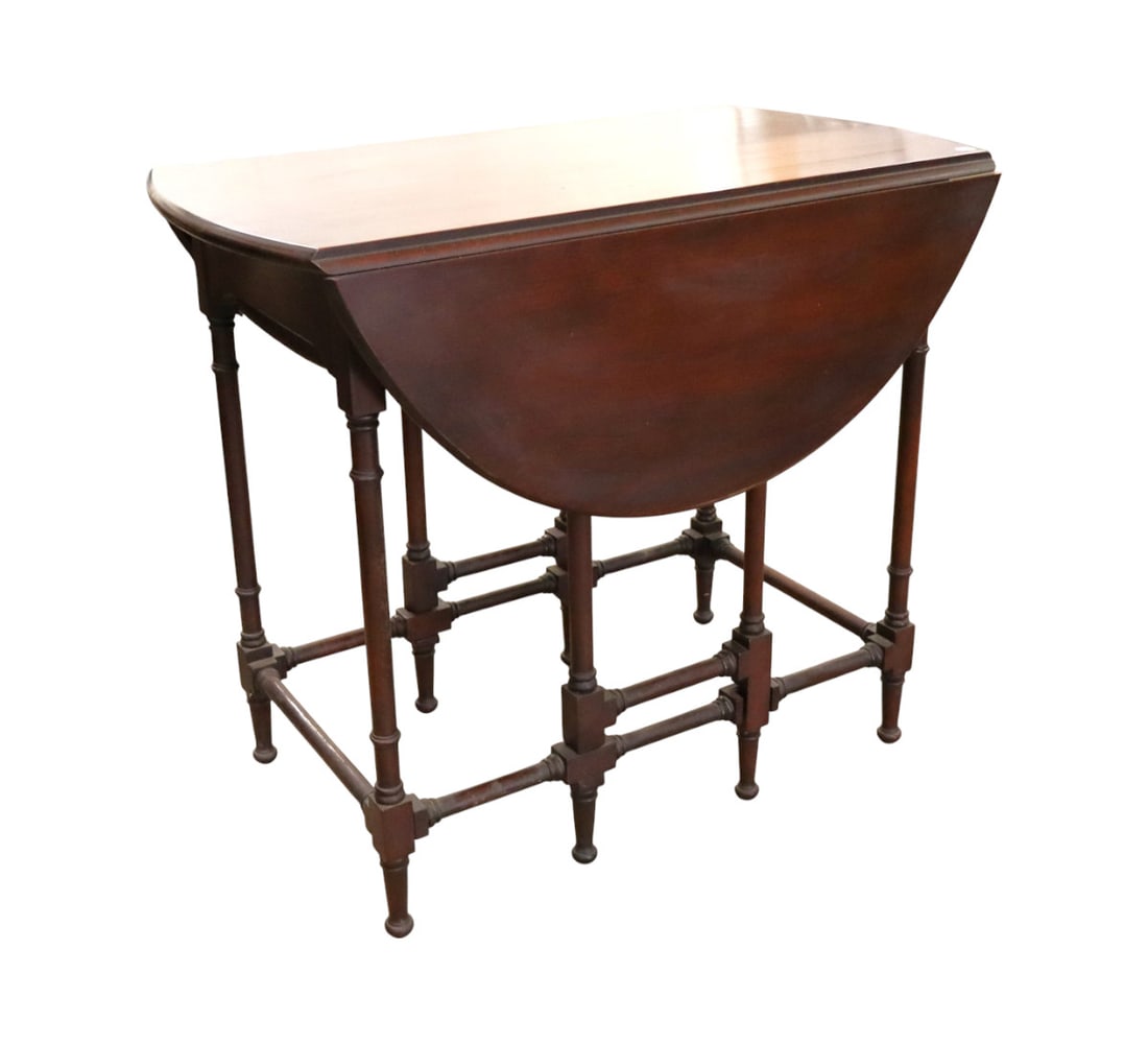 Vintage Statton Private Coll. 8-leg gate sofa table (1 of 5)