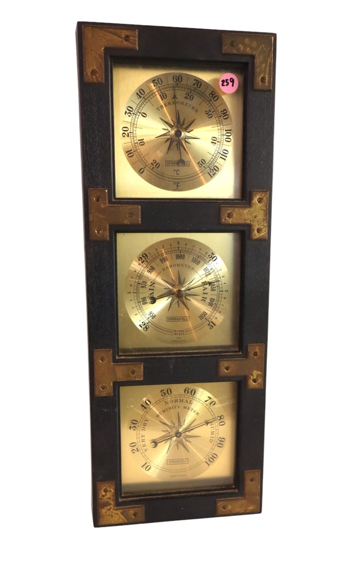 Vintage mid-century Springfield Weather Station (1 of 2)