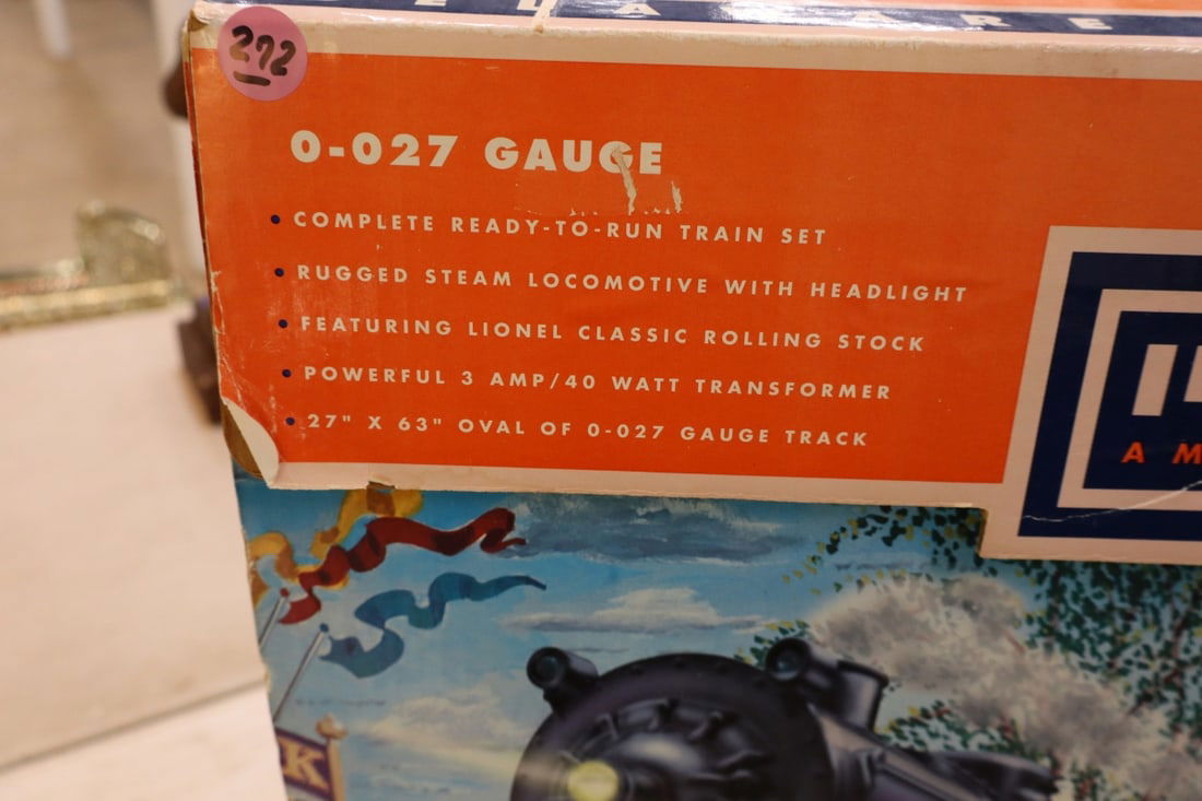 Lionel Train Set O27 Delaware Train set orig box - 2
