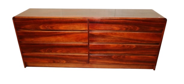 MCM Denmark rosewood 7 drawer high chest- match 309