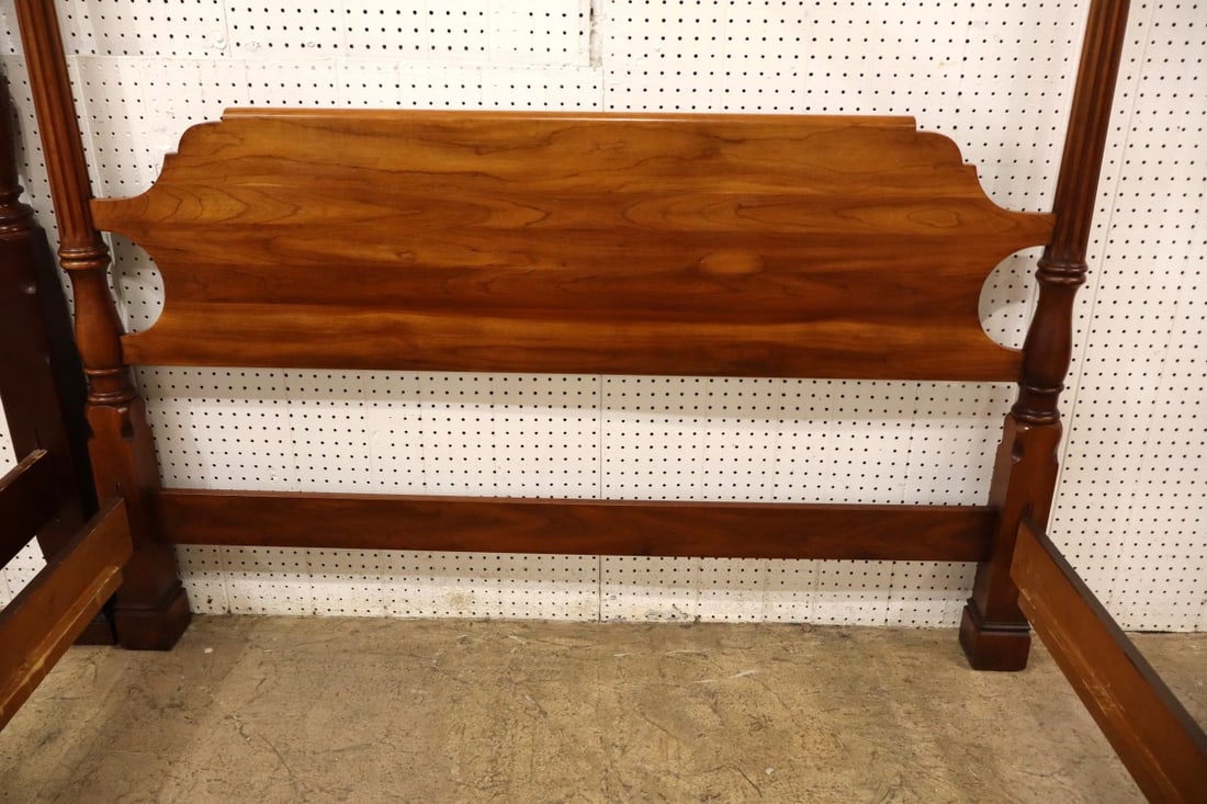 Solid cherry 4 poster queen size canopy bed, quality made - 2