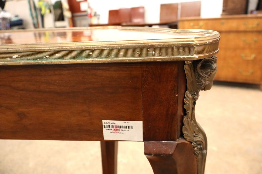 Impressive Theodore Alexander rams head console table - 10