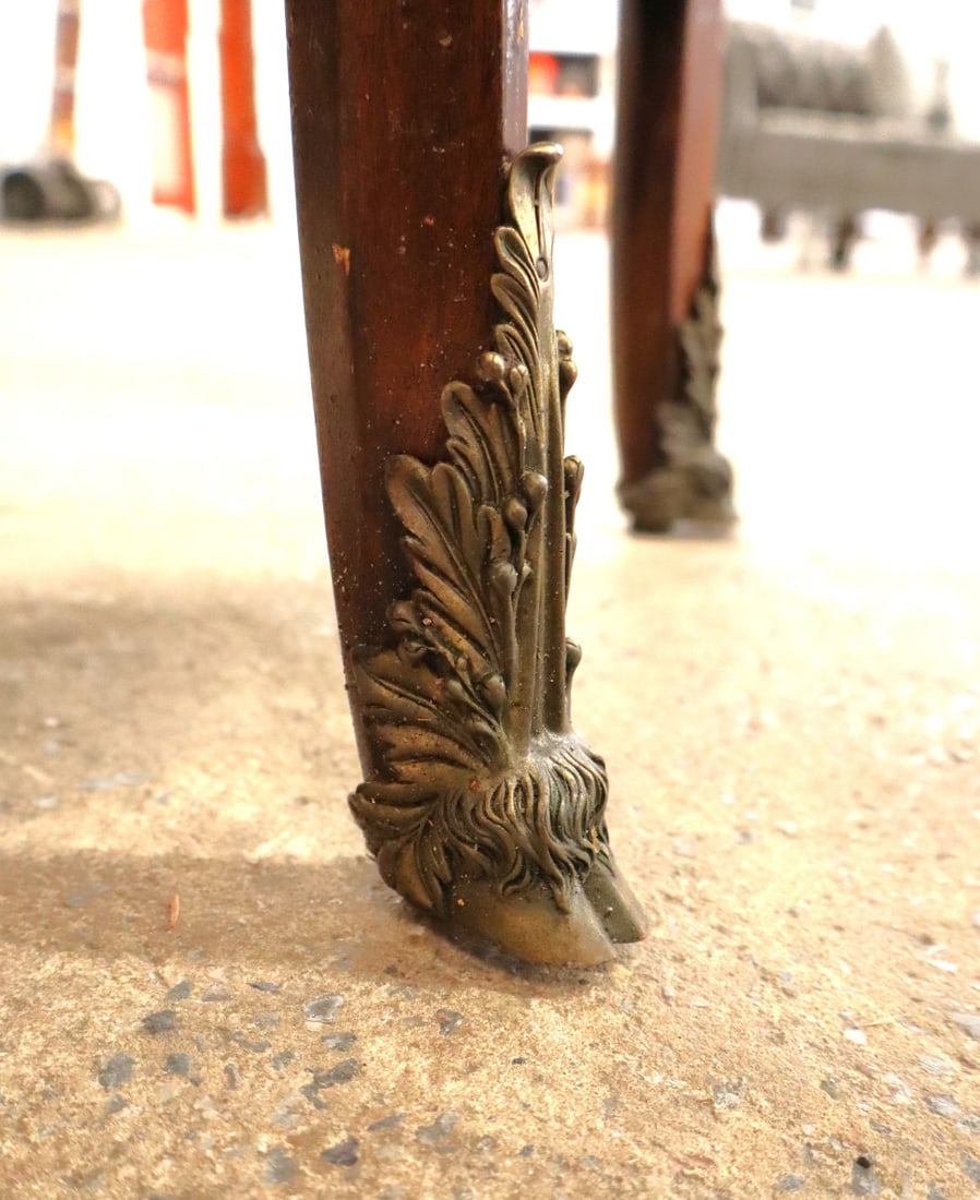 Impressive Theodore Alexander rams head console table - 4