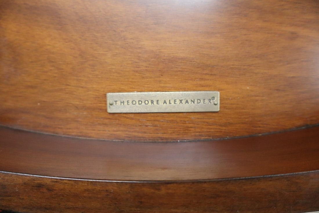 Impressive Theodore Alexander rams head console table - 5