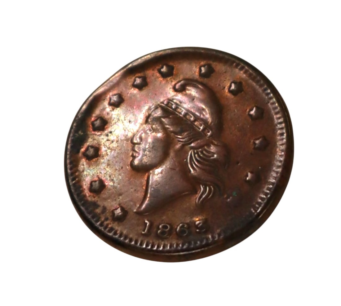 1863 Army Navy coin: 1863 Army Navy coin