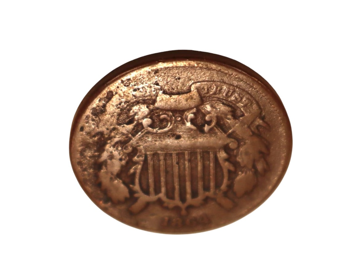 1864 US .02 cent coin: 1864 US .02 cent coin