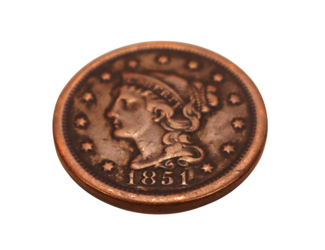 US large cent 1851 (1 of 3)