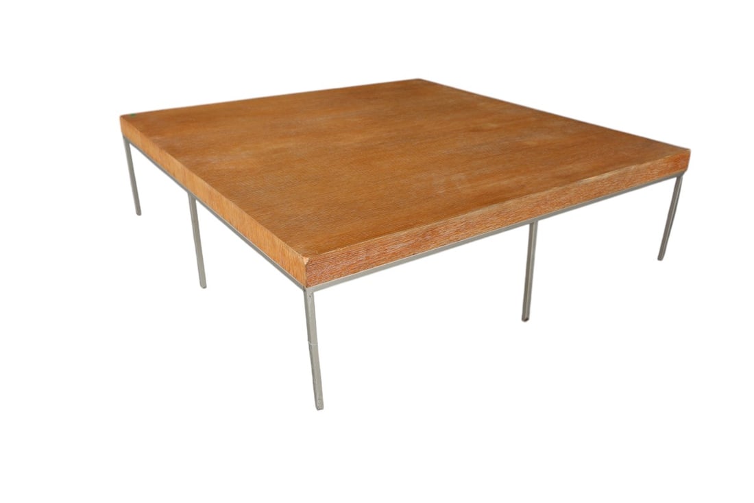 B&B Italia Antonio Citterio large modern maple square coffee table Collezione APTA (1 of 8)