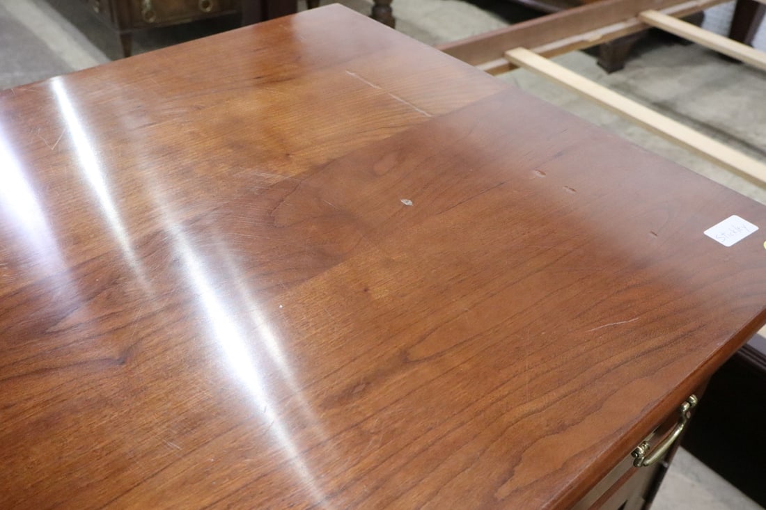 Stickley solid cherry 2 drawer 2 door server - 5