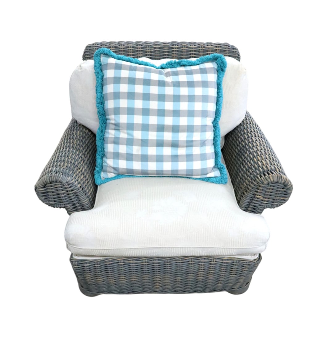 Quality natural wicker accent chair match 214 215 216 (1 of 6)