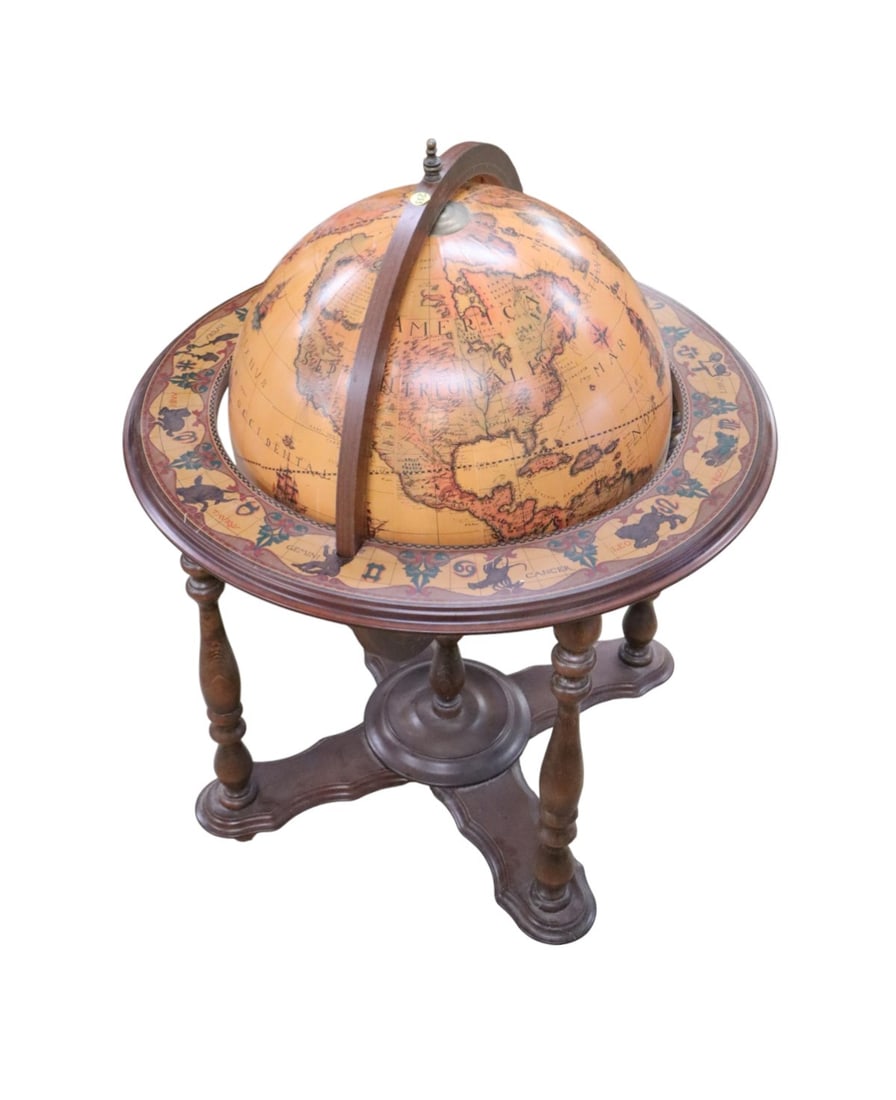 World Globe on stand: World Globe on stand, structurally sound works as should. 34"h x 30" diameter