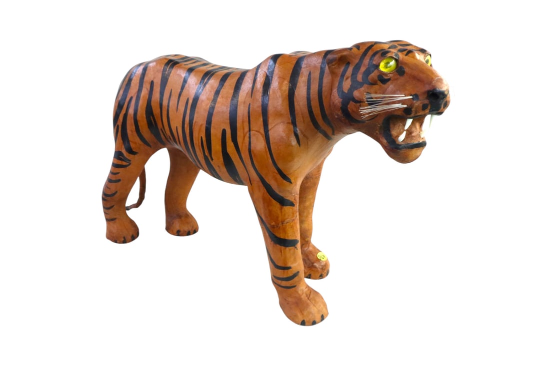Vintage leather wrapped tiger (1 of 6)