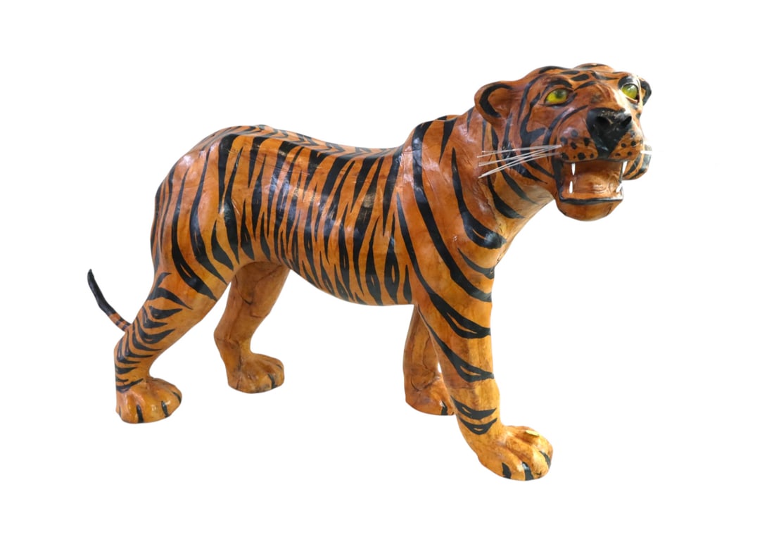 Vintage leather wrapped tiger (1 of 6)