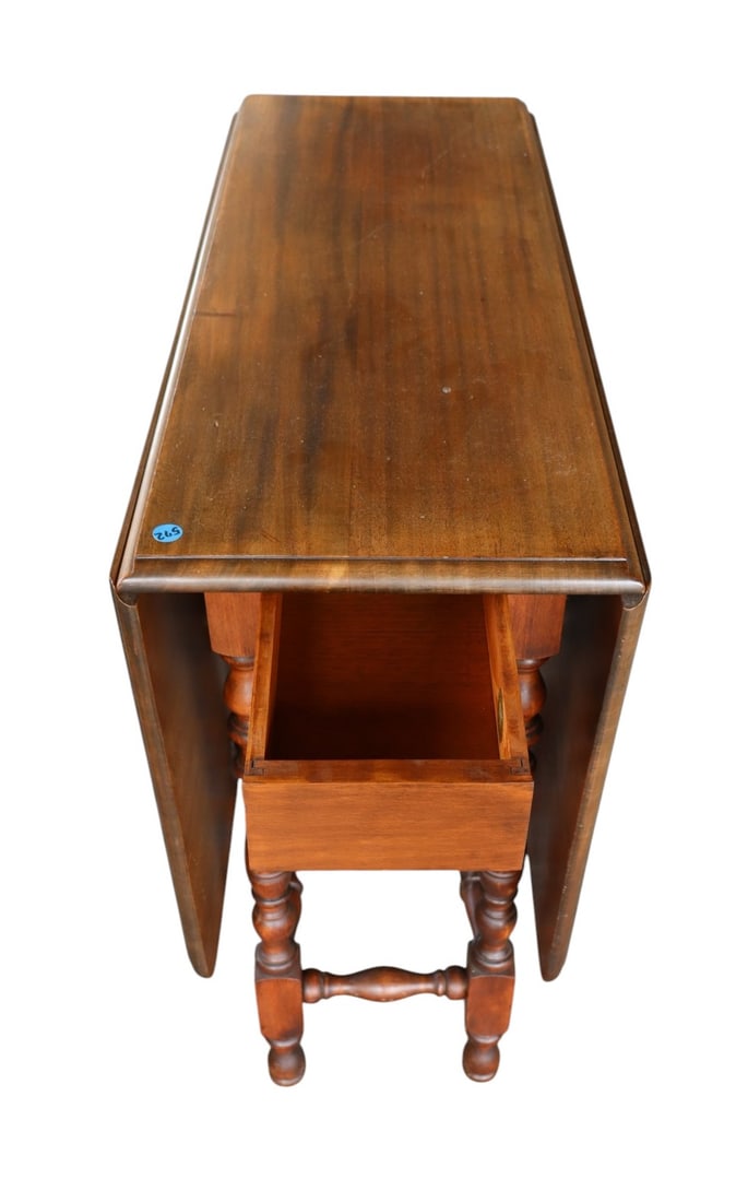 Semi antique Brandt mahogany drop leaf gate leg table (1 of 5)