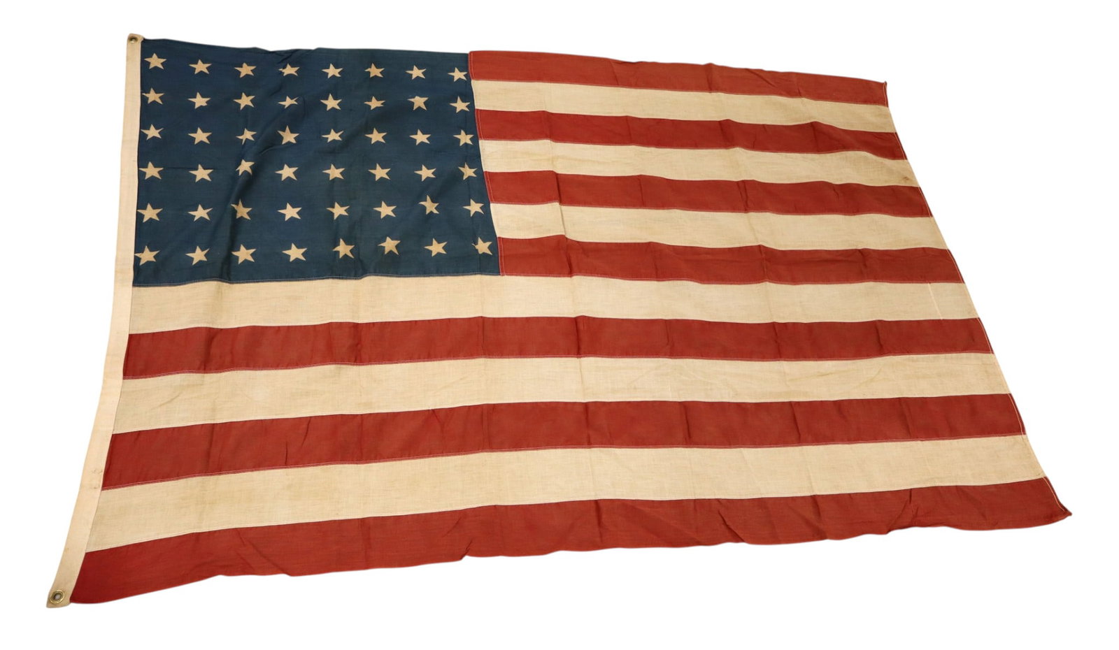 Early vintage 48 star American Flag 46"h x 64"l (1 of 4)