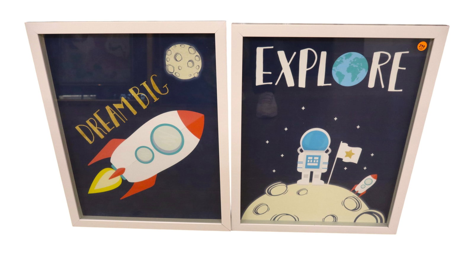 2 decorative inspirational framed prints (1 of 3)