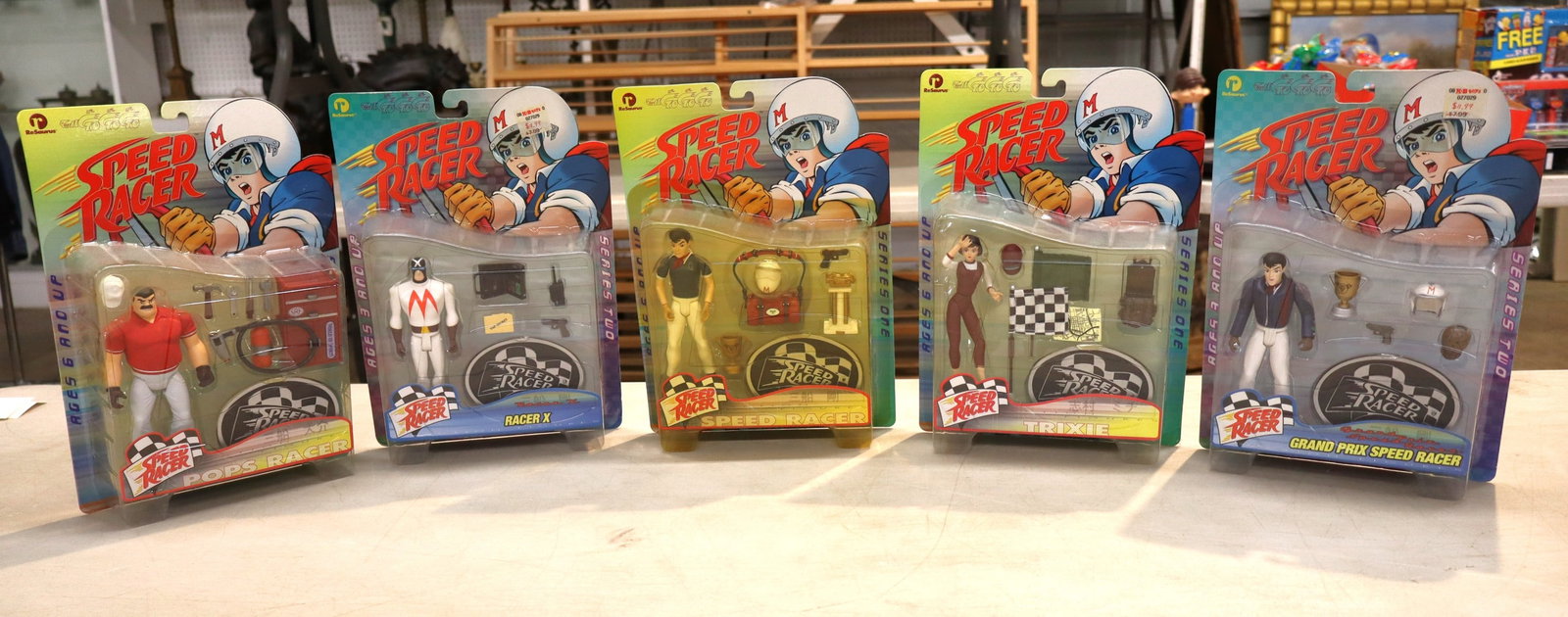 Vintage 5 Speed Racer action figures unopened by ReSaurus (1 of 7)