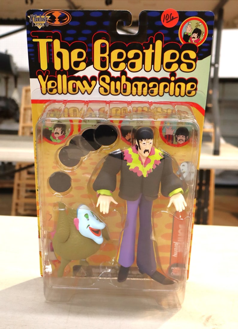 Vintage McFarlane Toys The Beatles Yellow Submarine Action Figure new in box with John with Jeremy. (1 of 2)