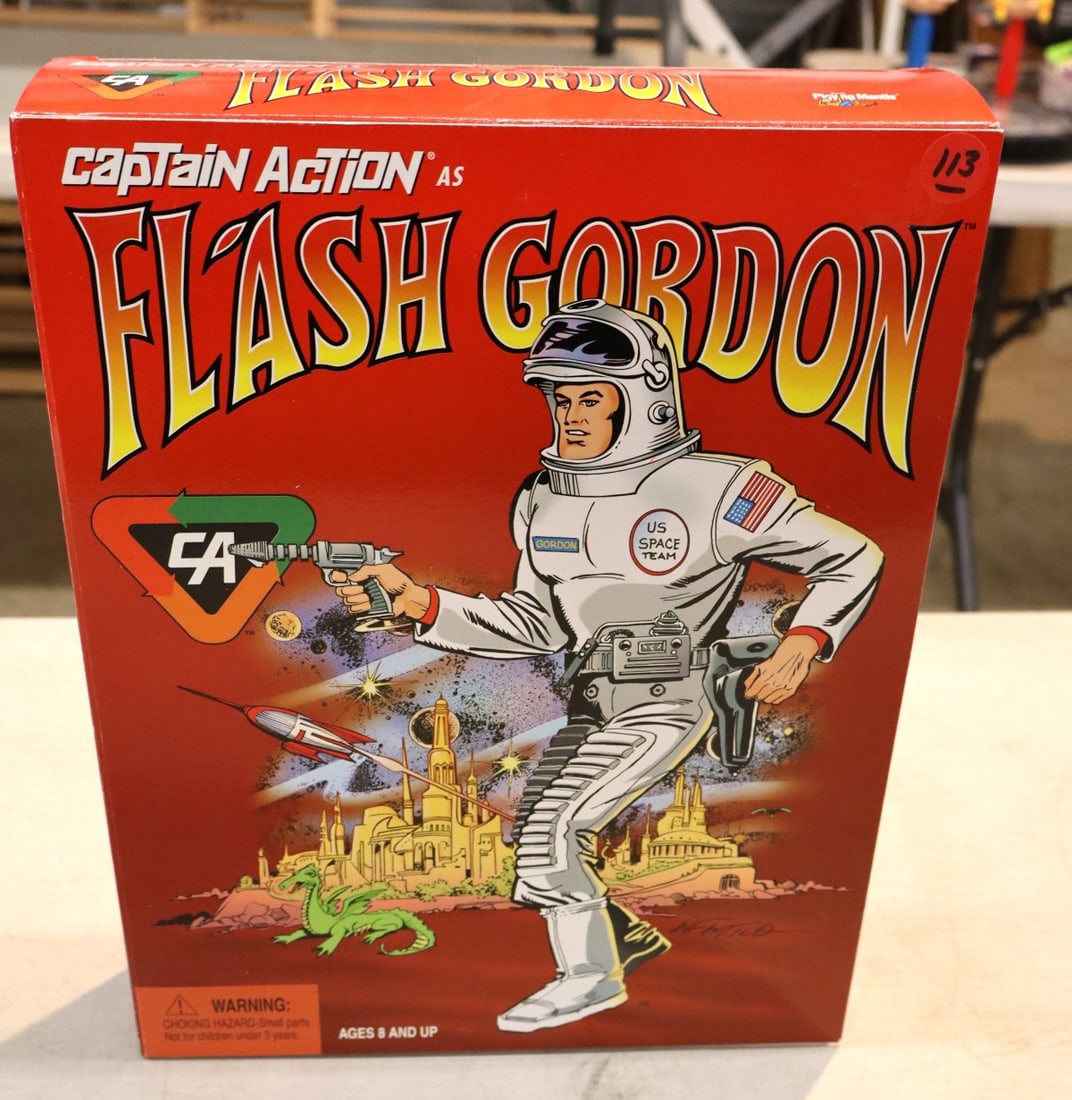 Vintage Playing Mantis Flash Gordon action figure Heros Series new in box by KB Toys.: Vintage Playing Mantis Flash Gordon action figure Heros Series new in box by KB Toys.