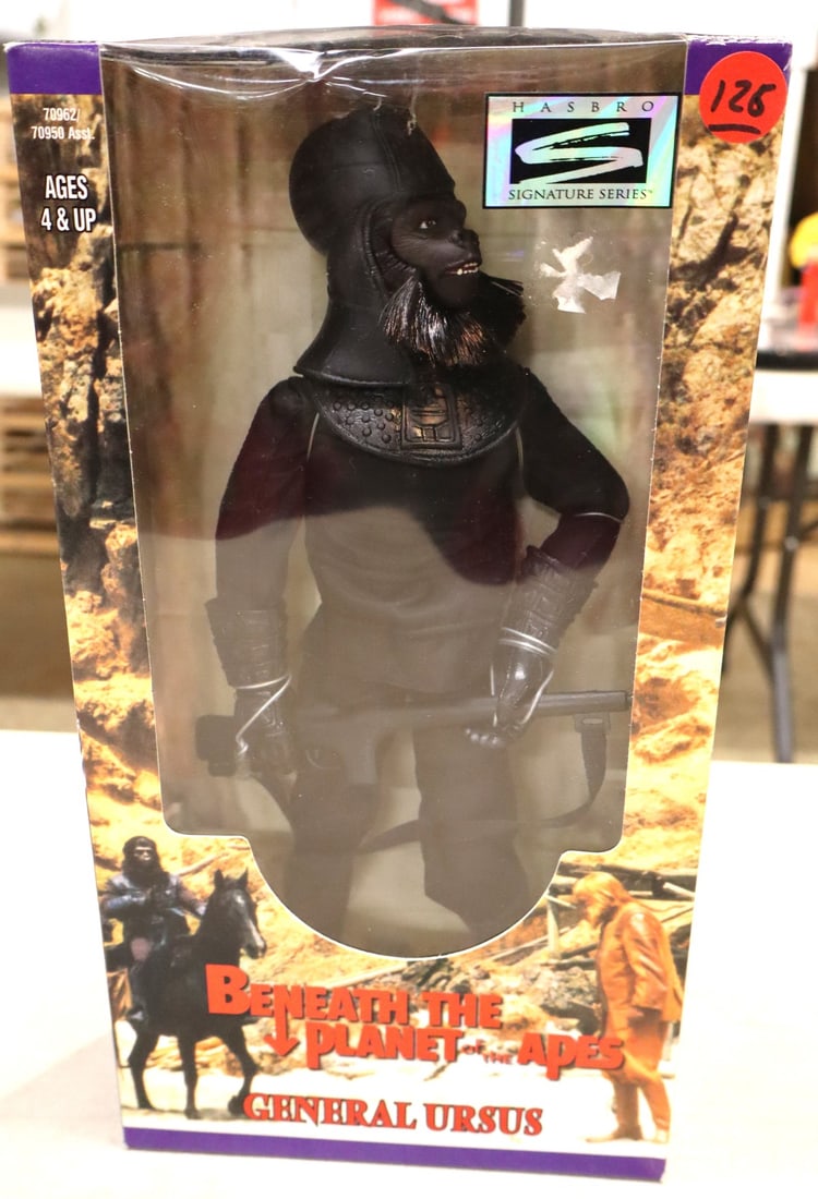 Vintage Hasbro Signature Series Beneath the Planet of the Apes General Ursus new in box. (1 of 2)