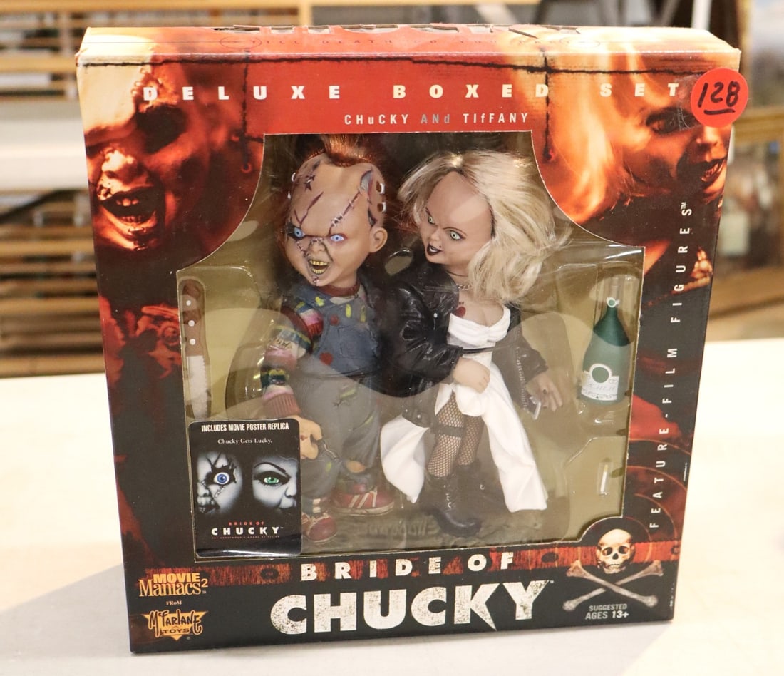 Vintage McFarlane Toys Bride of Chucky Deluxe Box Set: Chucky and Tiffany unopened (1 of 2)
