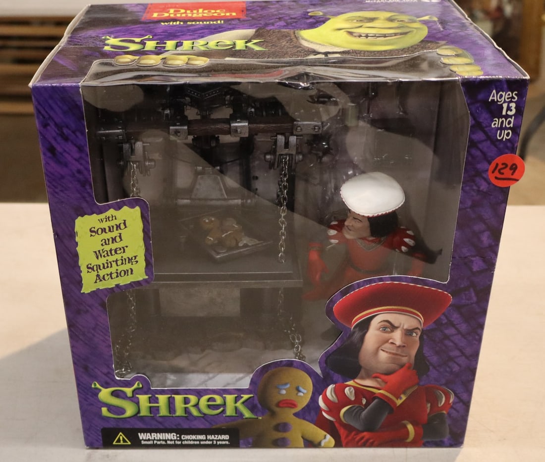 Vintage McFarlane Toys Duloc Dungeon Shrek with Sound new in box. (1 of 2)