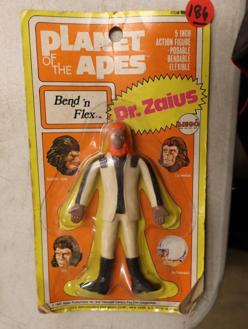 Vintage Planet of the Apes Bend N Flex Dr. Zaius in original packaging (1 of 2)