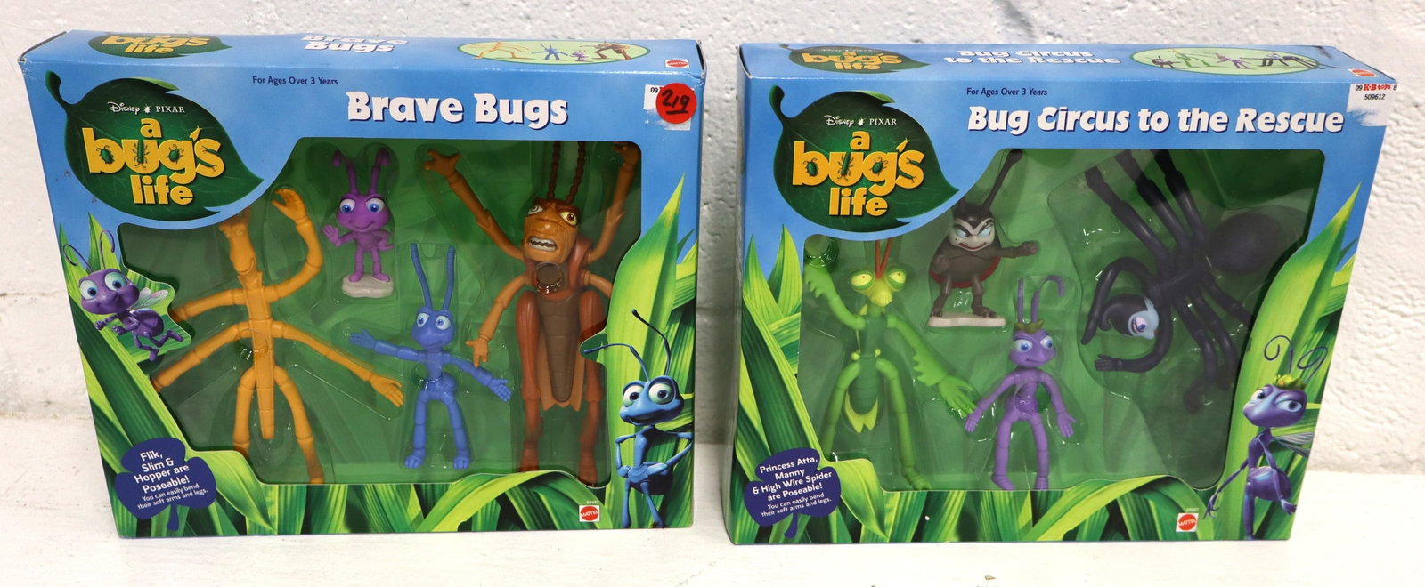 2 vintage Disney A Bugs Life Disney Pixar by Matel in original packaging (1 of 2)