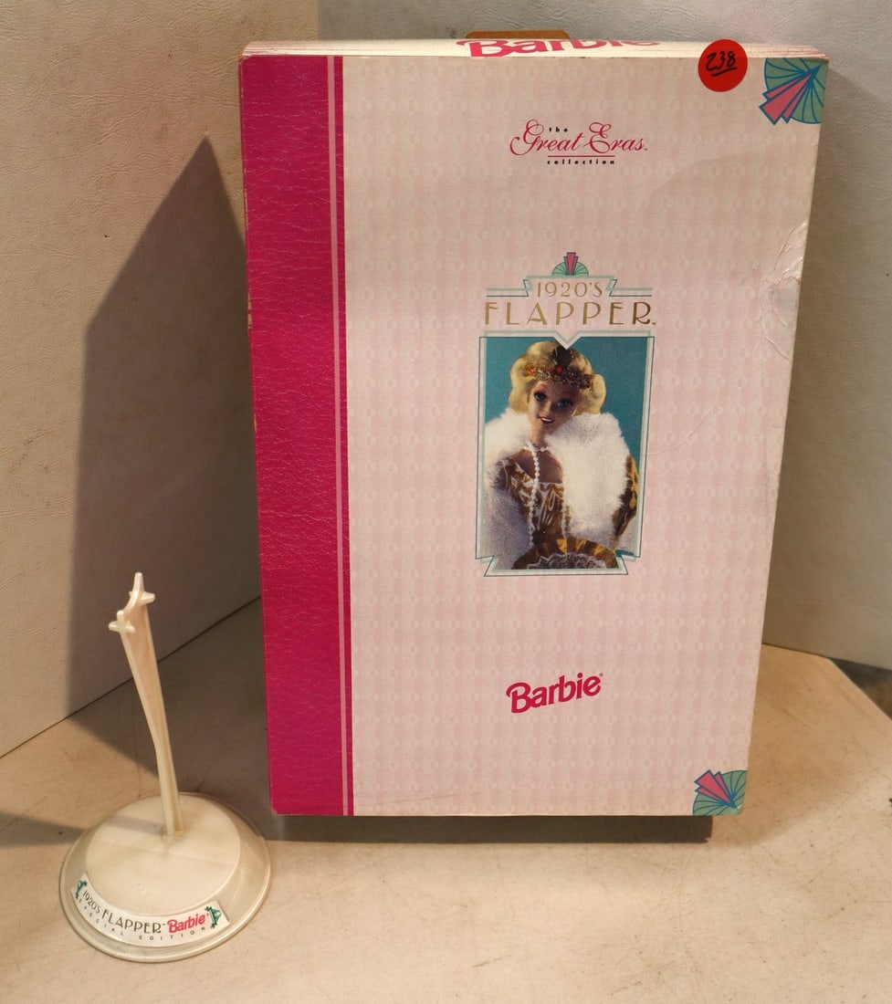 Vintage The Great Error Collection 1920's Flapper Barbie in original sealed packaging with stand (1 of 3)