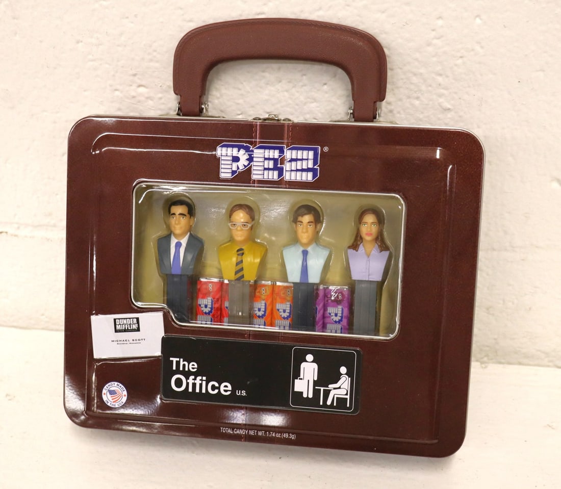 Vintage PEZ limited edition The Office gift set in tin - factory sealed: Vintage PEZ limited edition The Office gift set in tin - factory sealed