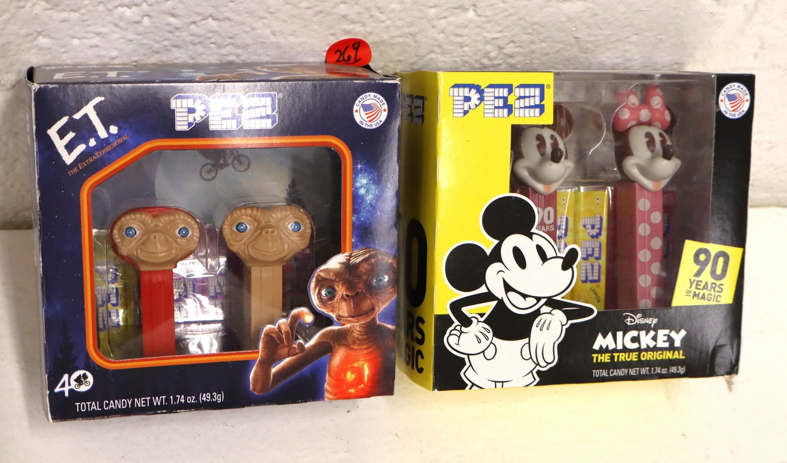 Vintage PEZ limited edition ET and Mickey Mouse in factory sealed boxes (1 of 3)