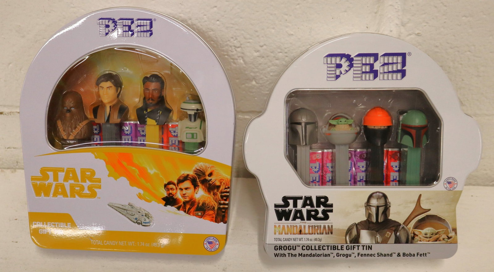 2 vintage limited edition Star Wars PEZ in collectible gift tins - factory sealed (1 of 3)