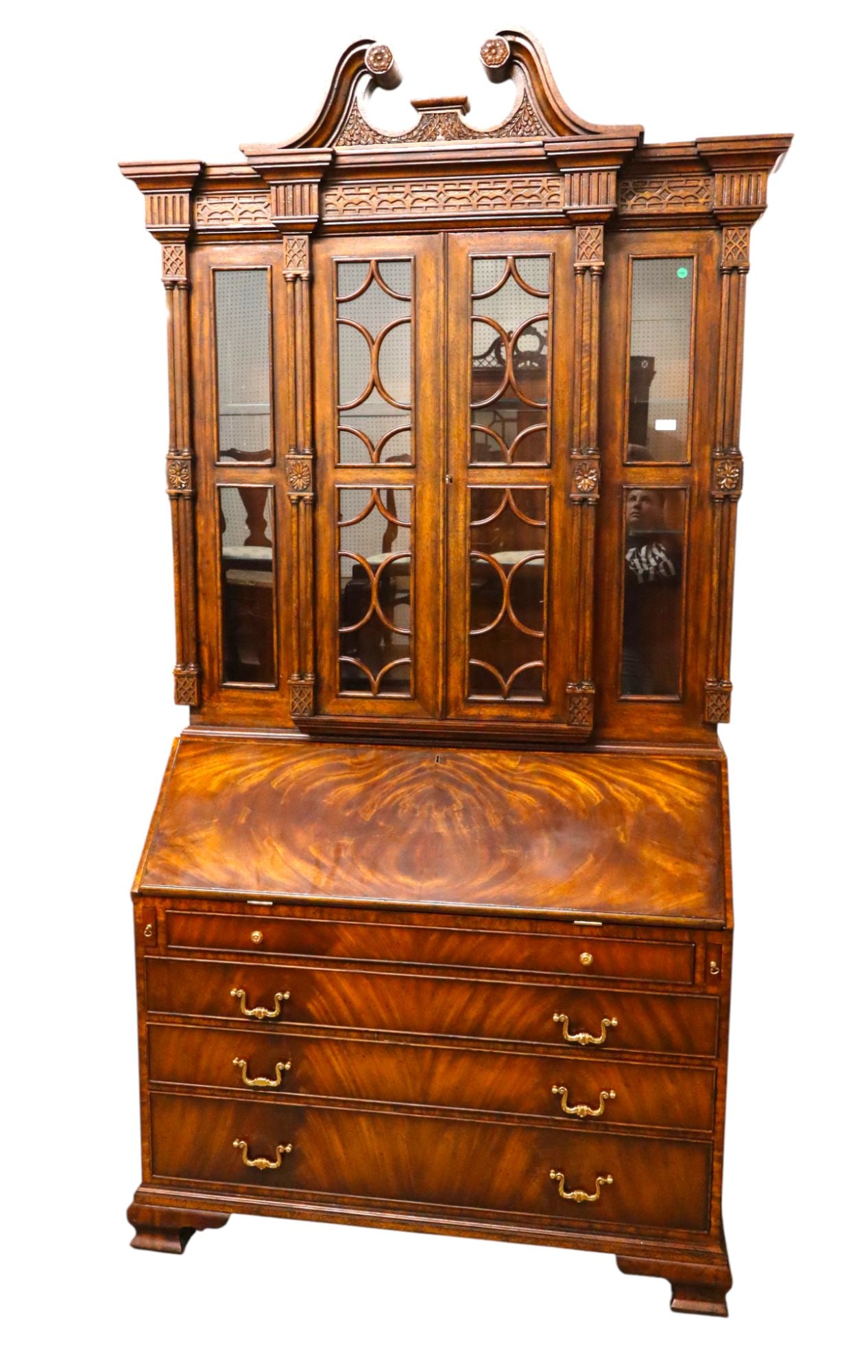 Beautiful Maitland Smith secretary bookcase (1 of 16)