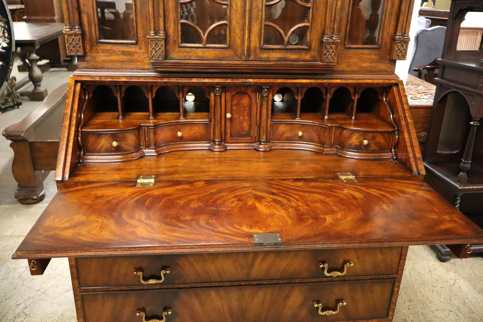 Beautiful Maitland Smith secretary bookcase - 3