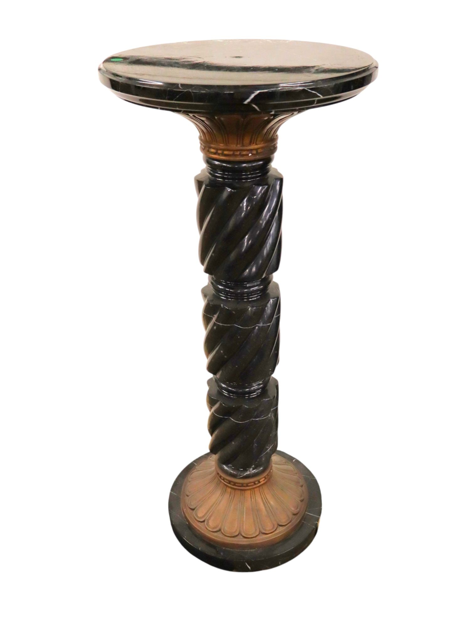 Maitland Smith marble and bronze pedestal (1 of 5)