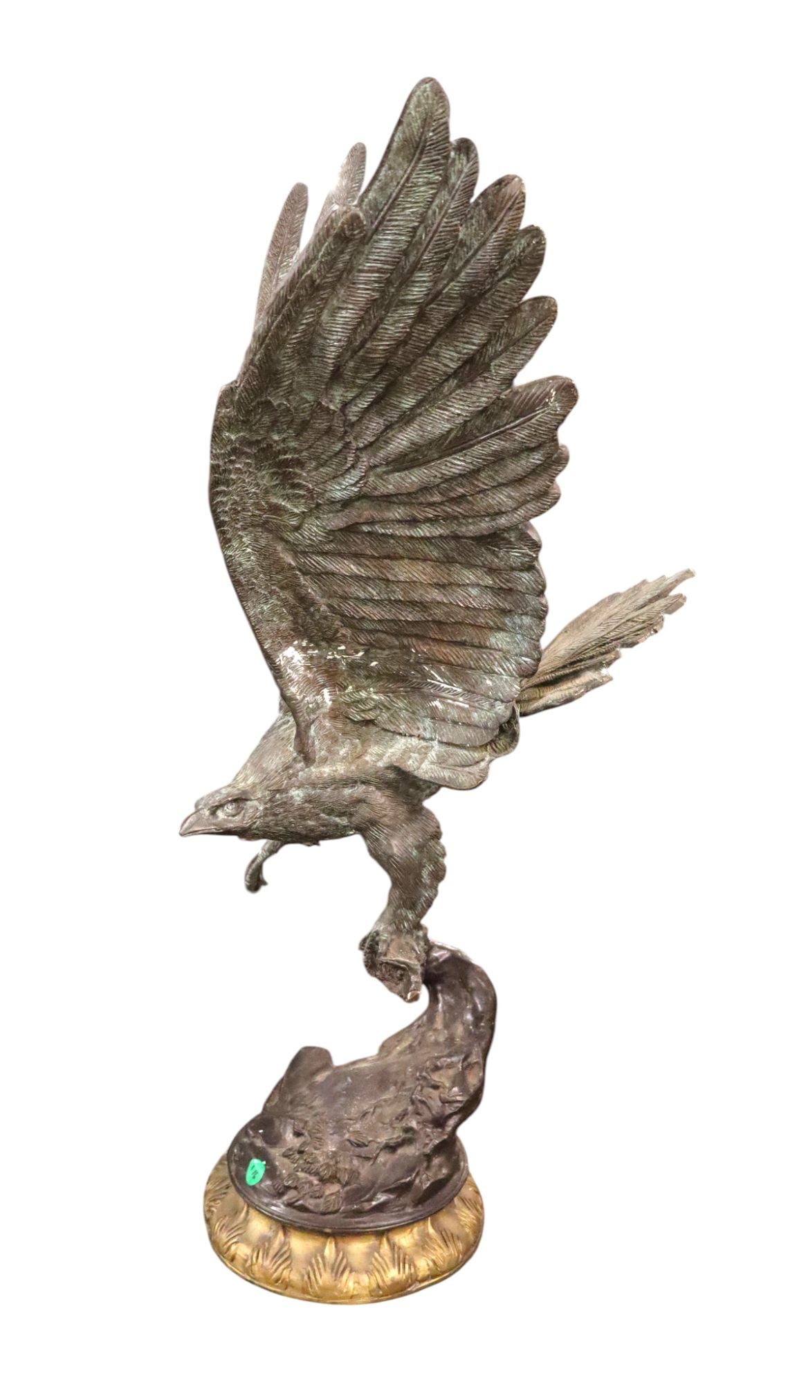 Maitland Smith bronze winged eagle statue (1 of 8)